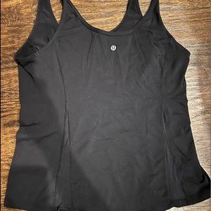 LuluLemon size 12 Black Tank Top